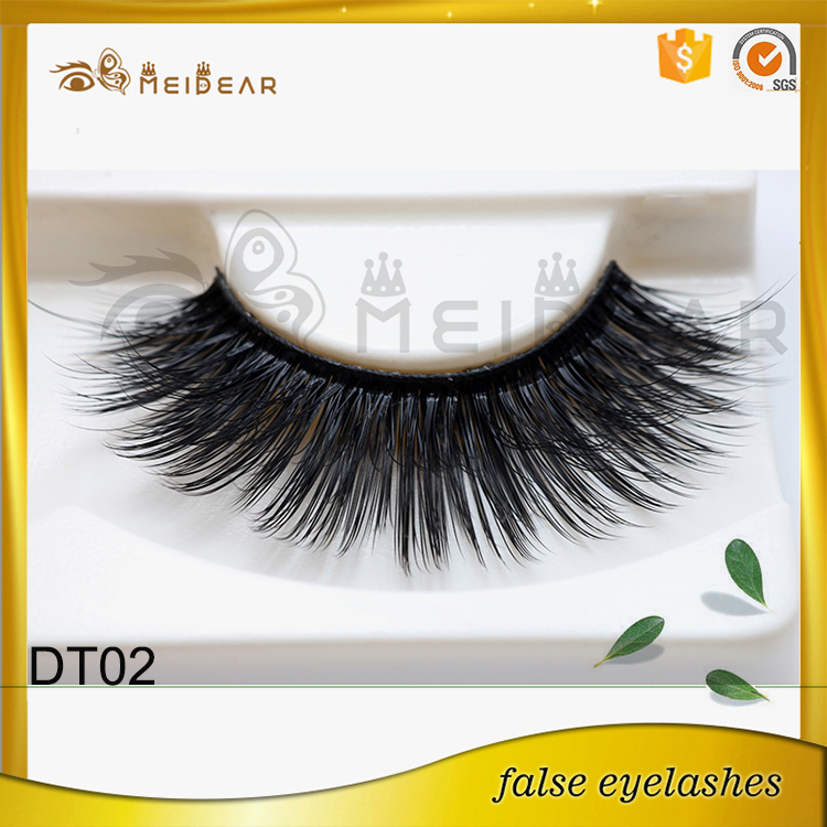 Natural looking hand made 3D faux mink eyelash from factory USA